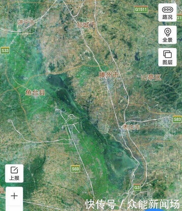  「洞庭湖」中国主要淡水湖卫星图对比：洞庭湖还是中国第二大淡