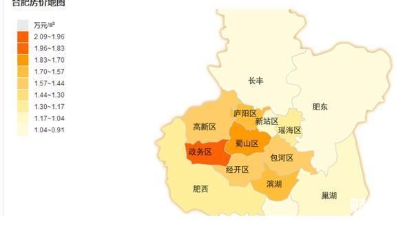 2018合肥房价是多少?1月合肥房价走势图!三四