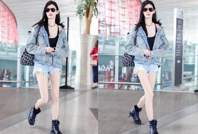 奚梦瑶终于脱下紧身裤马丁靴，网友：这下明白为啥她不肯换造型