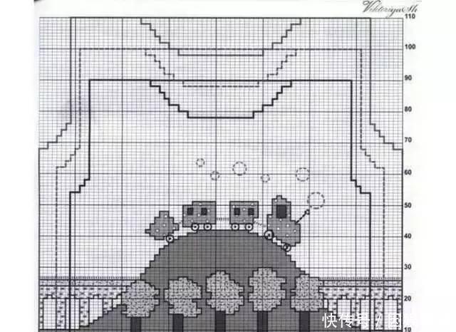  「图案」小火车图案背心新手也会的详细教程