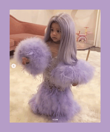 「很爽」做Travis Scott和Kylie的女儿是什么体验？Stormi:谢邀，很爽
