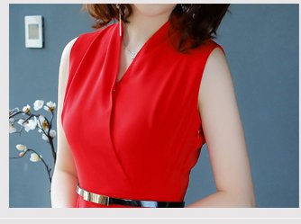 有种“胭脂红裙”，70后穿显嫩，80后穿优雅!美的很有味道