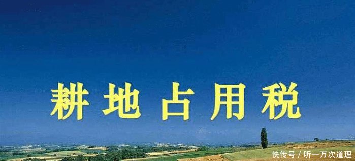再有8个月，占用耕地要交税！农民咋办多久交一次一次交多少