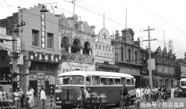  #京城著名#北京老照片1956年，街头巷尾城市生活