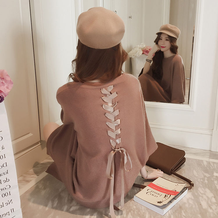 别穿裙子了，9月流行慵懒风毛衣配小脚裤，美翻了