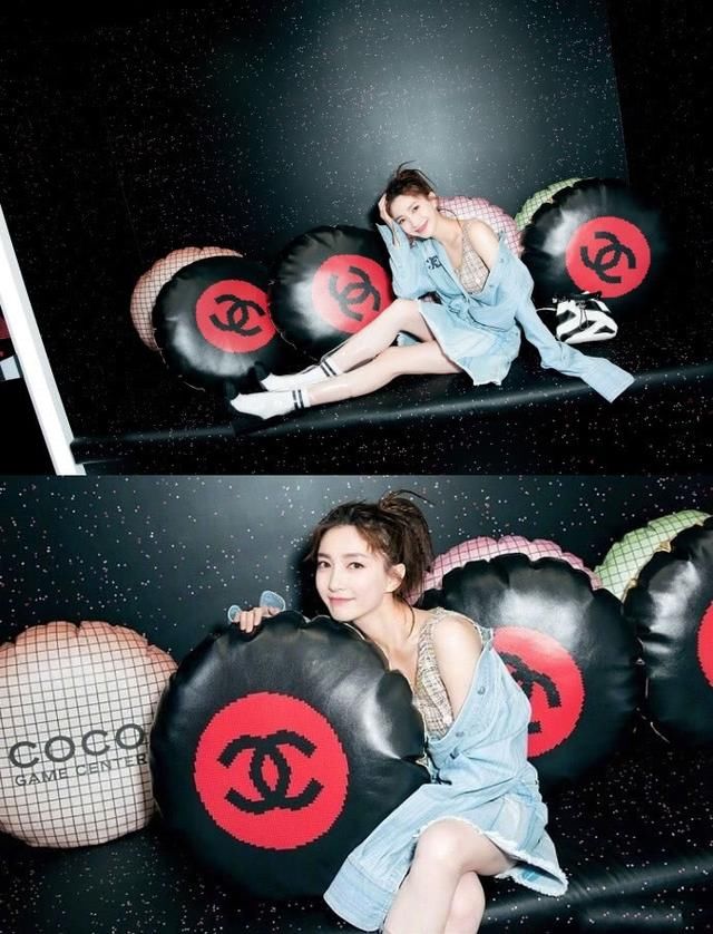 江疏影这次穿的牛仔裤，网友：一般人穿能丑哭！