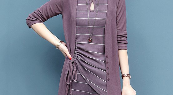 有肚子女人尽量别穿裙子,一款比一款洋气的卫衣套装,想不瘦都难