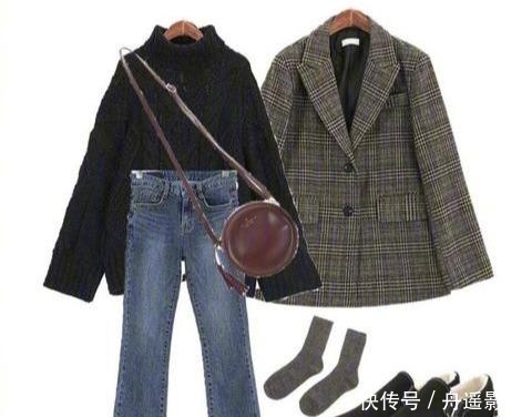  急需■经典基础“格纹西服”的高级搭配，36天穿搭不重复，知道你急需