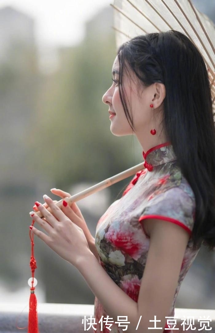 『旗袍装』时尚摄影 一身靓丽旗袍装, 穿出浓浓女人味儿