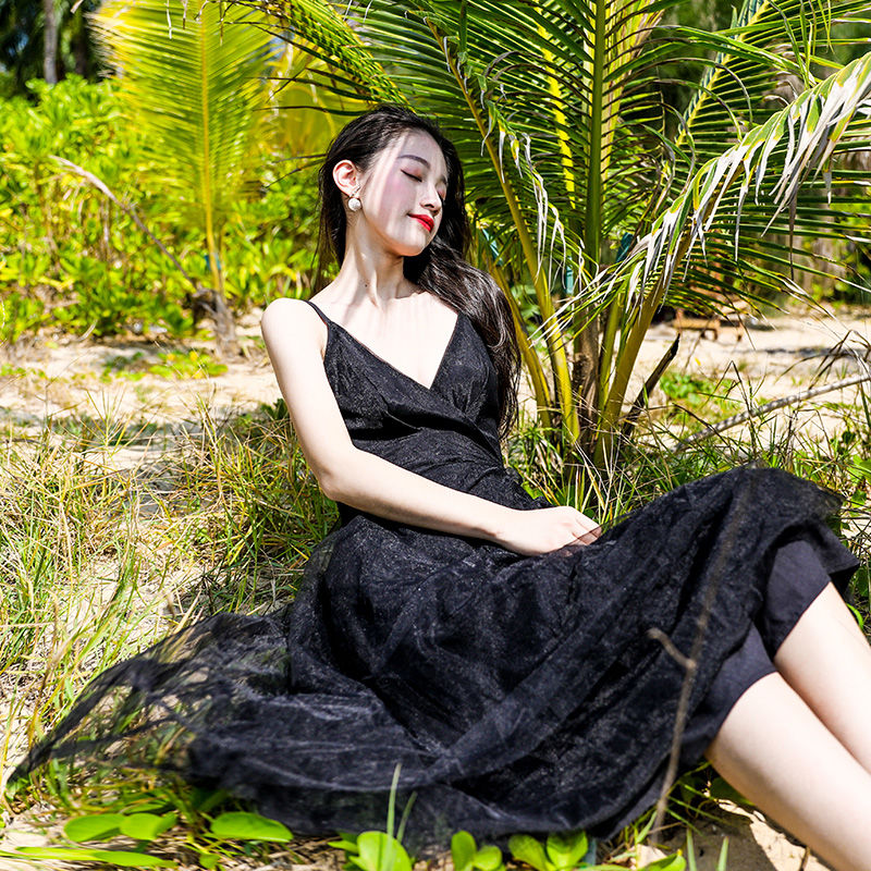 以后打死都不穿短裤了，要穿就穿这样的连衣裙，超显气质