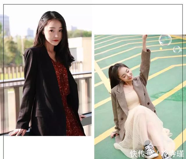  #时髦#春天“衬衫+半裙”，“衬衫+裤子”，气质时髦不费力！