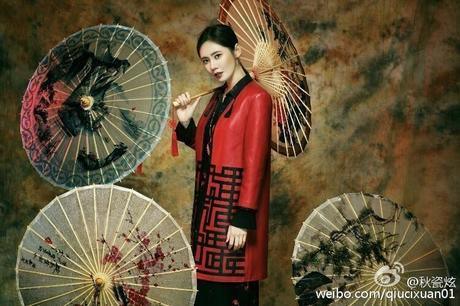 39岁秋瓷炫真会穿！170身高穿出2米的感觉，网友：长腿女神！