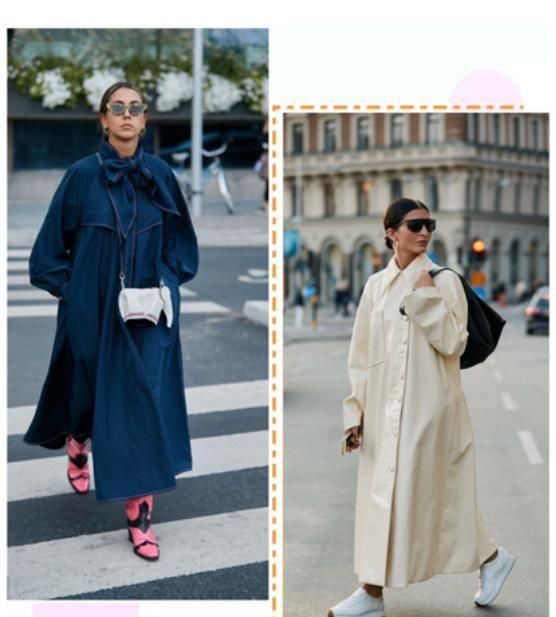  「风衣」春季风衣新穿法，变成裙装款式简约更百搭，穿上遮肉显瘦又时髦