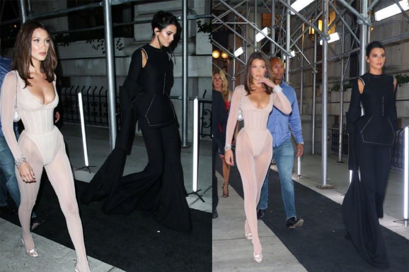 欧美“网红”超模扎堆时装周, 束腰透视装, 撞衫郑秀文