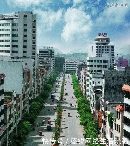斜坡:清远连州老照片:连州中学,牛圩,青少年宫,河提公园,大斜坡
