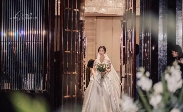 韩式■韩式简约婚礼,白色和绿色和他们的爱情一样,一拍即合!