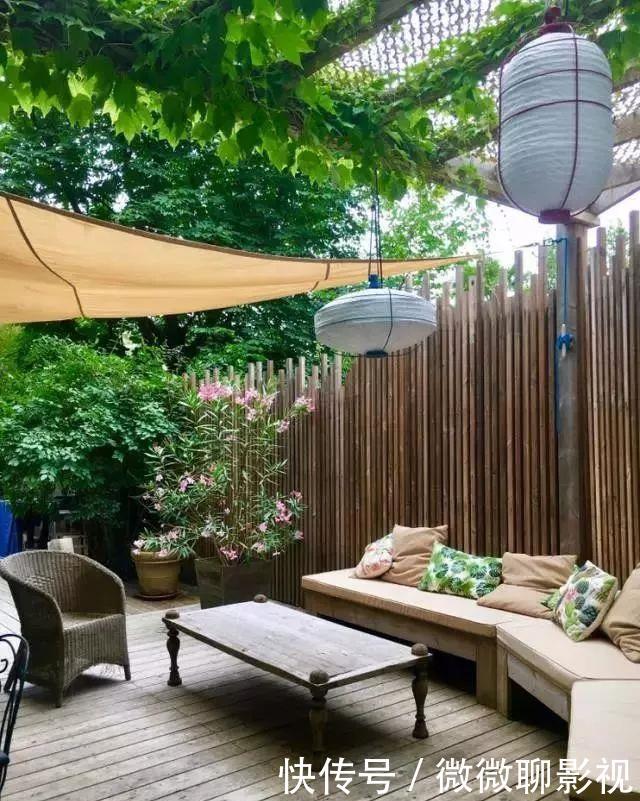 花开花落,夕阳西下你需要一个小院子,一边聊天喝茶,一边观光赏