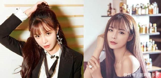 迪丽热巴掀起刘海儿好像换了一个人, 沈梦辰直接让人认不出来!