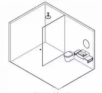  分离■3㎡卫生间如何做到干湿分离这样科学合理布局，四式分离都能做