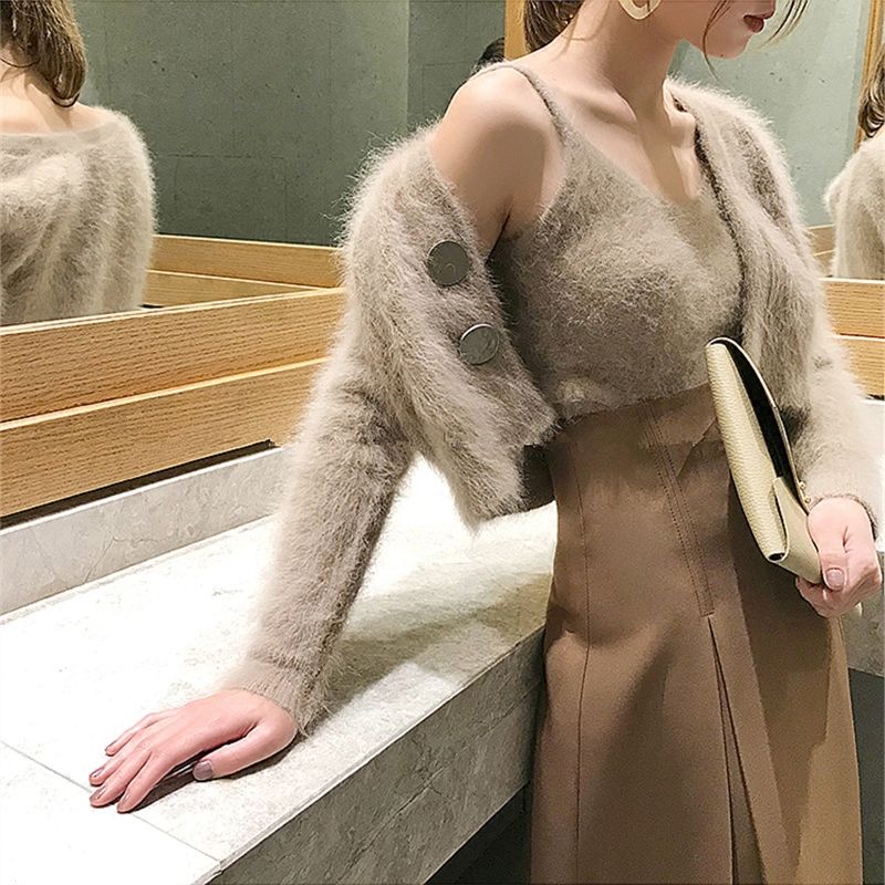 可遇不可求的针织套装，优雅大方又显瘦有型，给老婆买2件都嫌少