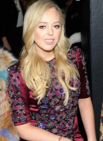 特朗普小女儿:图2凹出迷人曲线，穿镂空短裙与郭碧婷同框完胜!