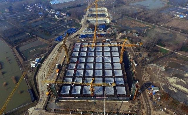 我国造世界最大沉井，13艘航母都没它大，再创世界纪录！