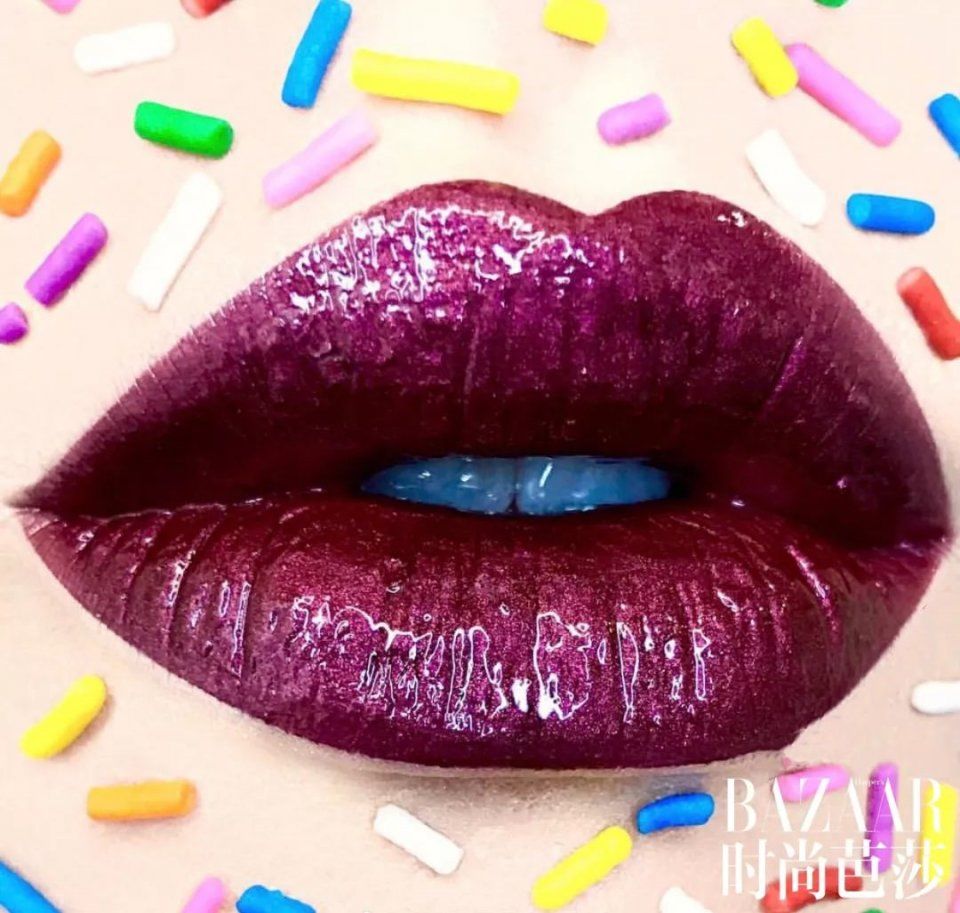 林允的“叠加唇”好抢眼!一秒变身BlingBling女孩~