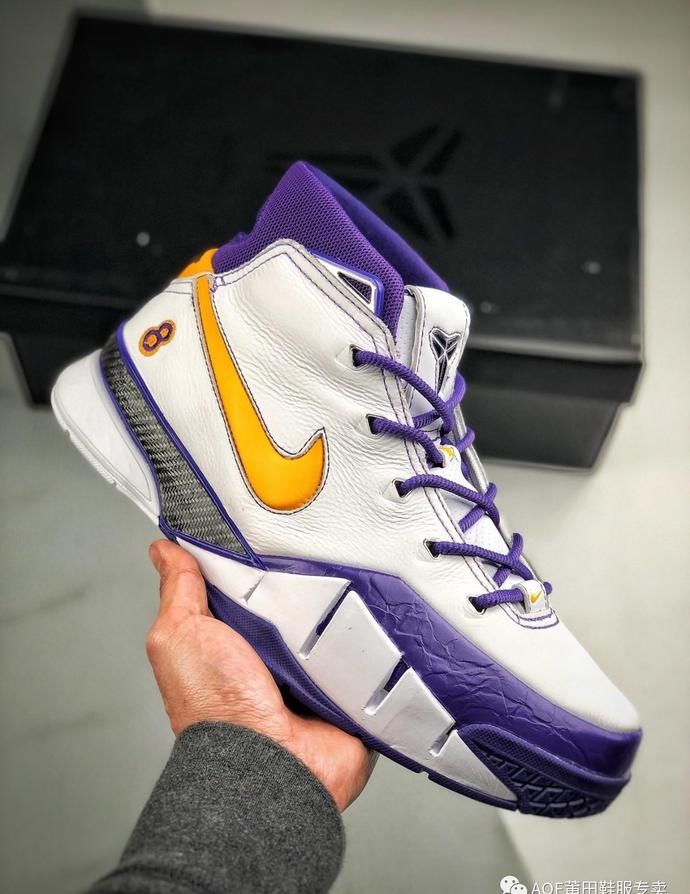  [耐克]永恒不变的经典，致敬科比！耐克zoom Kobe 1白紫湖人开箱测评！
