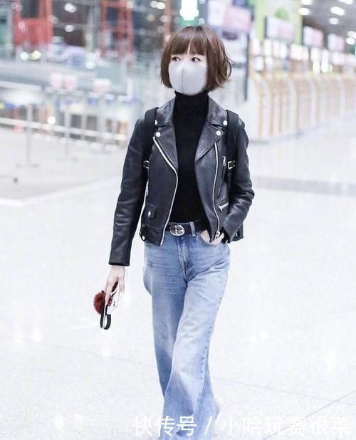  『看起来十』鲁豫玩出新花样，网格大衣配尖头高跟鞋，又酷又飒超有气场