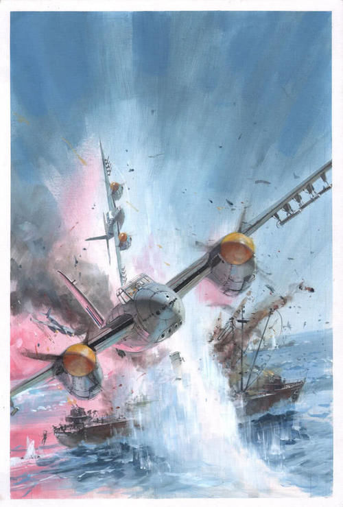  [瞬间]战争题材绘画欣赏：成功展现生死瞬间 营造惊心动魄的紧张气氛