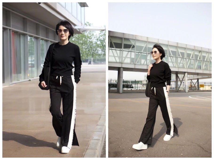 47岁俞飞鸿未婚又怎样?20岁的脸,2米8气场的衣品,活得比谁都好