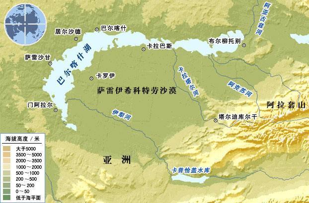  流量■新疆水量最大的河流，出境流量造就了世界第四长湖