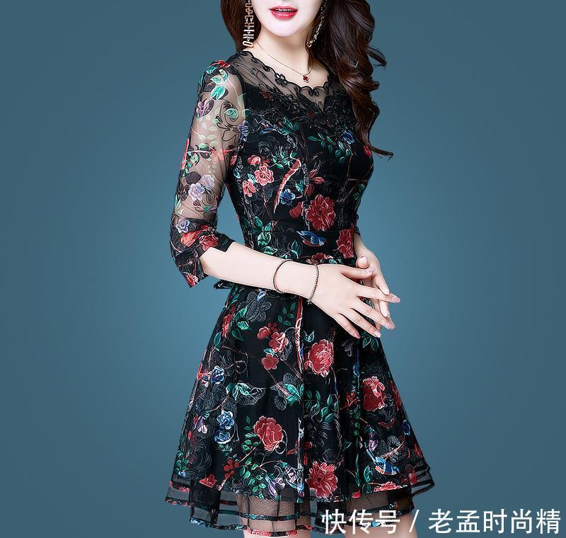 『宽松连衣』女人如果40来岁就要好好打扮!试试这些春裙,搭配裸靴,美炸天