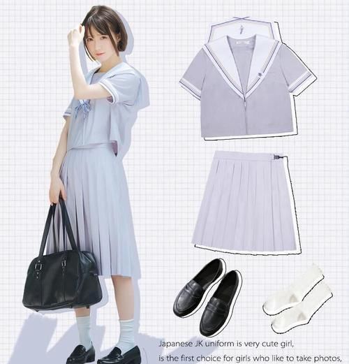  『几分复古』校园风JK制服日常穿搭，甜美清纯又减龄，让你重回美好的少女时代