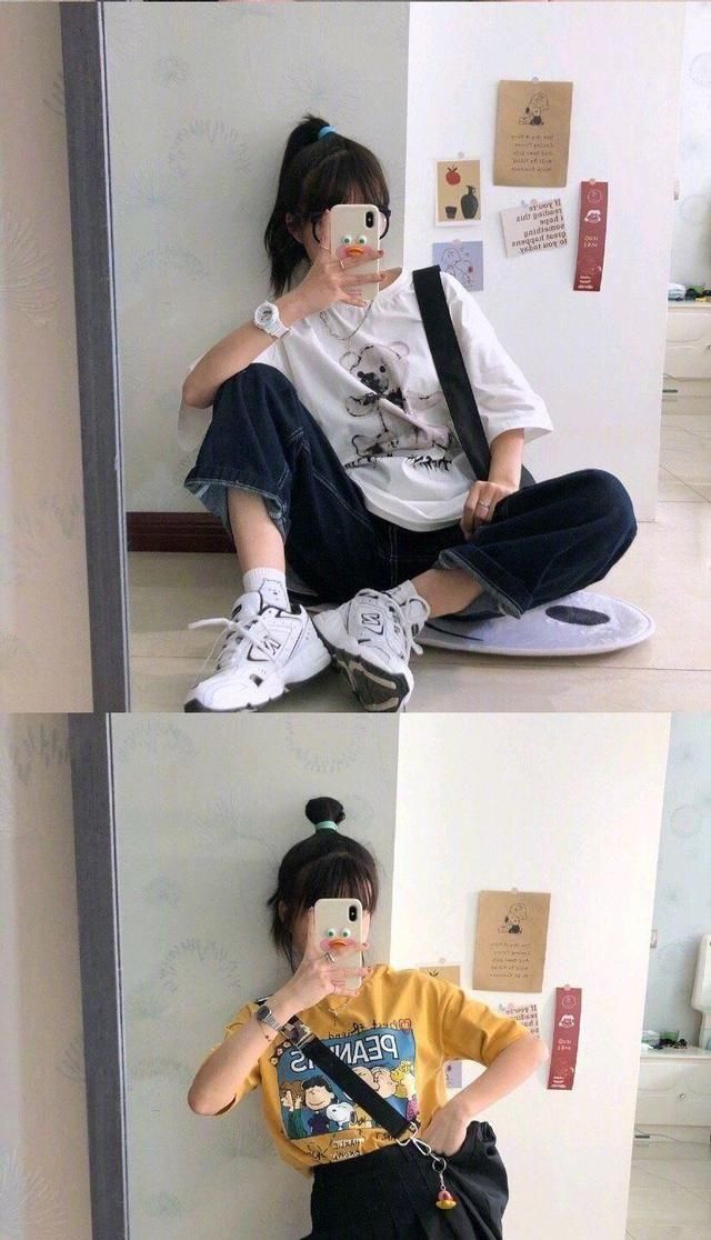  「显得」简单舒服的春夏平价基础款穿搭，做个青春靓丽又活泼的女孩子呀