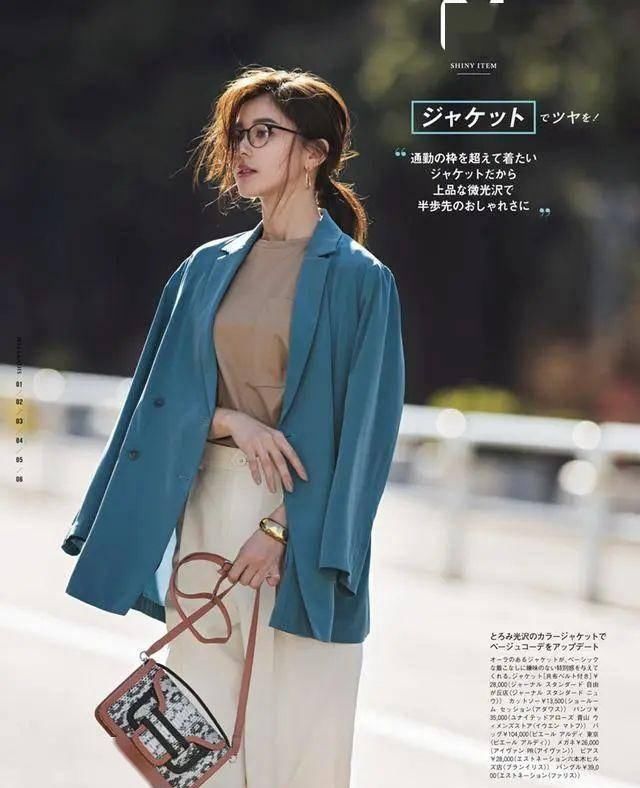  「装配」西装配阔腿裤，还是配裙子好看？