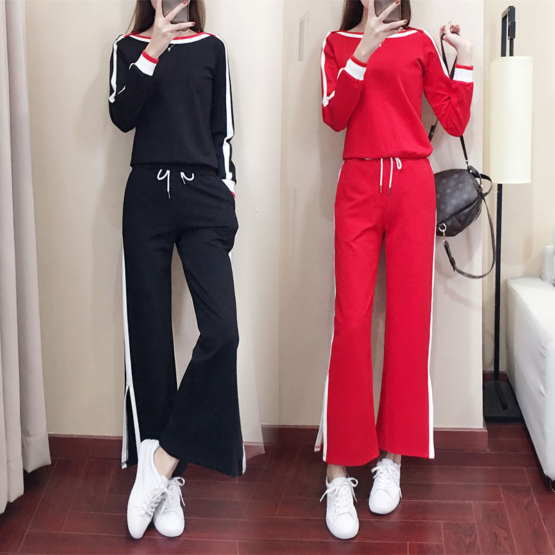 立秋后，裙子、阔腿裤可以扔了!新上的欧货套装，适合小个子女人