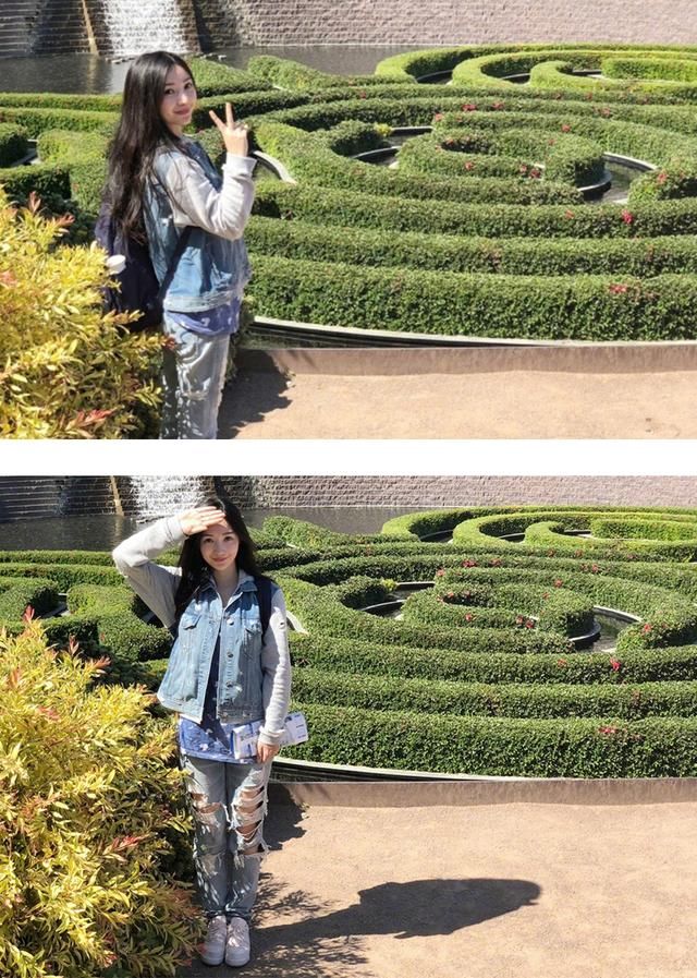 柳岩这是要转型？白t配背带裙，不走性感路线的她美得很清纯