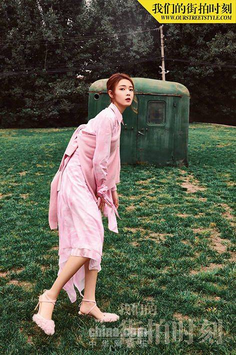 陈瑶粉色时装大片 点燃夏日最甜少女心