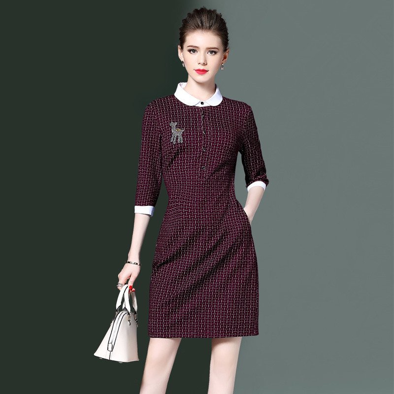 为了过中秋，小姨这裙子可找了几个月，比大牌子的显瘦洋气好千倍