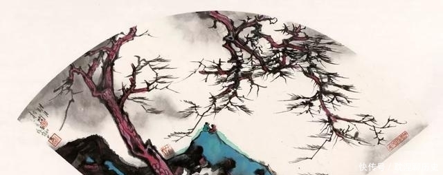 【中国画】「津门网」他的彩墨山水,颇得中国画似与不似的妙蒂