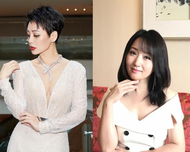 47岁杨钰莹和46岁宁静同框，只差一岁却完败，宁静气场太强大！