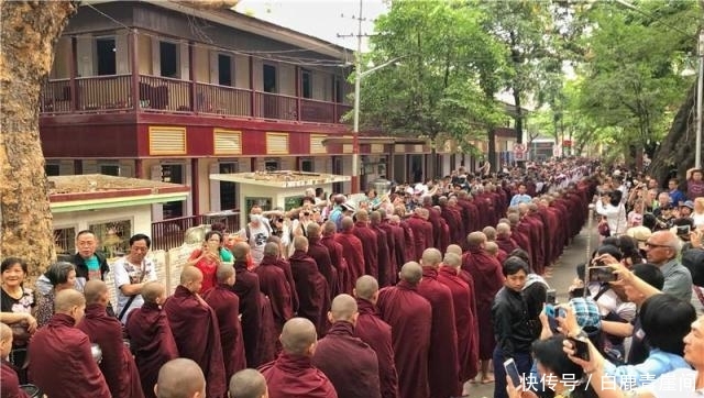 全缅甸最大的僧院，看一场震撼的千人僧饭，这里的生活就是修行