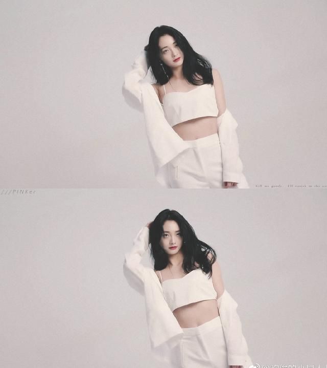 周洁琼只穿一件裹胸,也敢敞开上衣秀身材,腰上勒出来肉尴尬了!