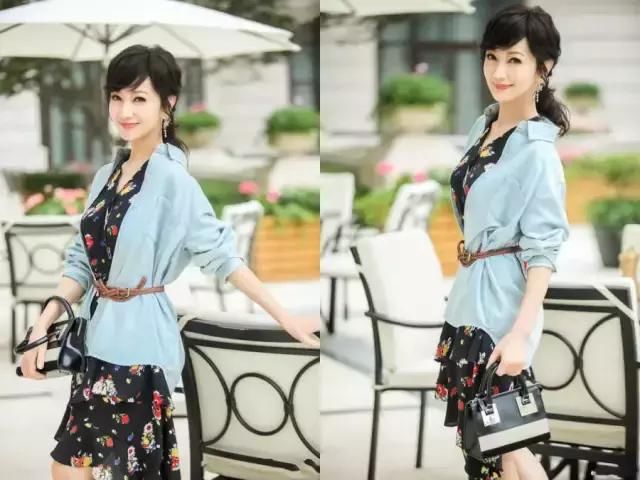 赵雅芝真敢穿！碎花裙配恨天高，网友：活力的像个20岁少女！