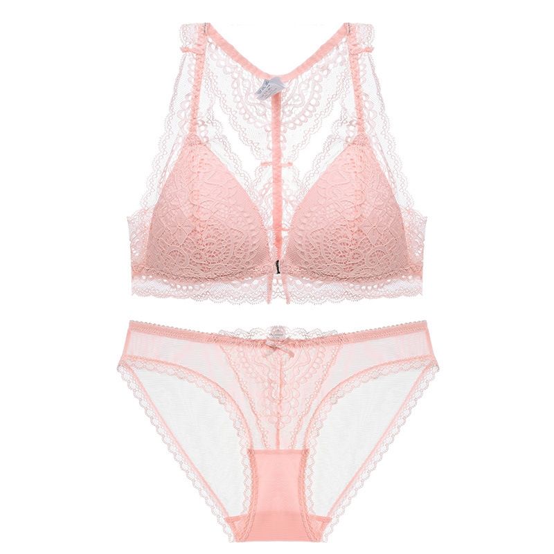 蕾丝无钢圈前扣式文胸，轻薄排汗、穿脱方便，会得女生都穿这样