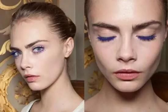 蕾哈娜KarlieKloss喜提彩色睫毛，要不你也来一个？