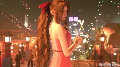  【制版】《最终幻想7：重制版》蒂法爱丽丝全服装演示 克劳德都看呆了