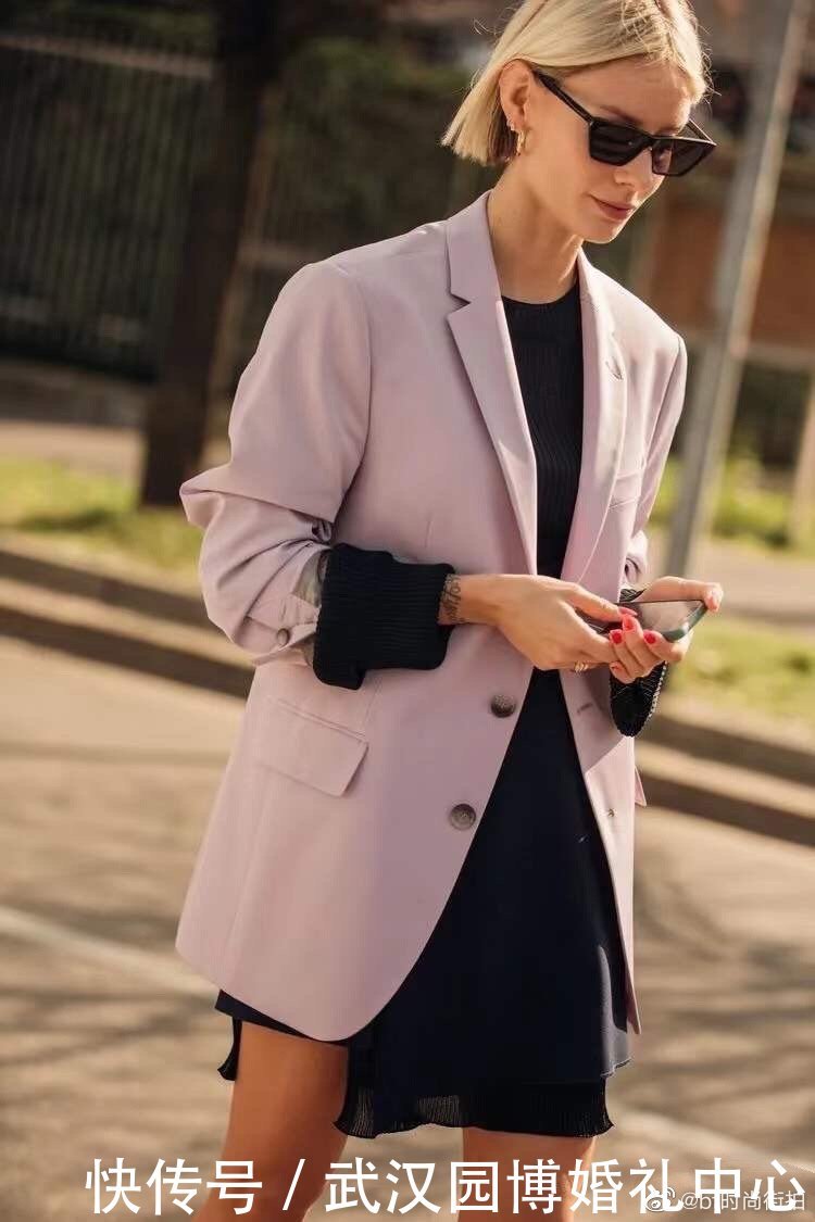 『选择一些』2020春夏交替季节,西装外套这么穿搭美到范规!
