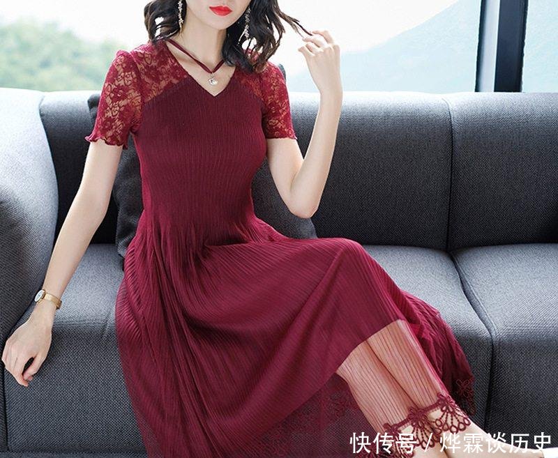 『酷热』酷热天很多女人还在穿长裤,好土!这样高贵裙子,气质非凡又凉爽